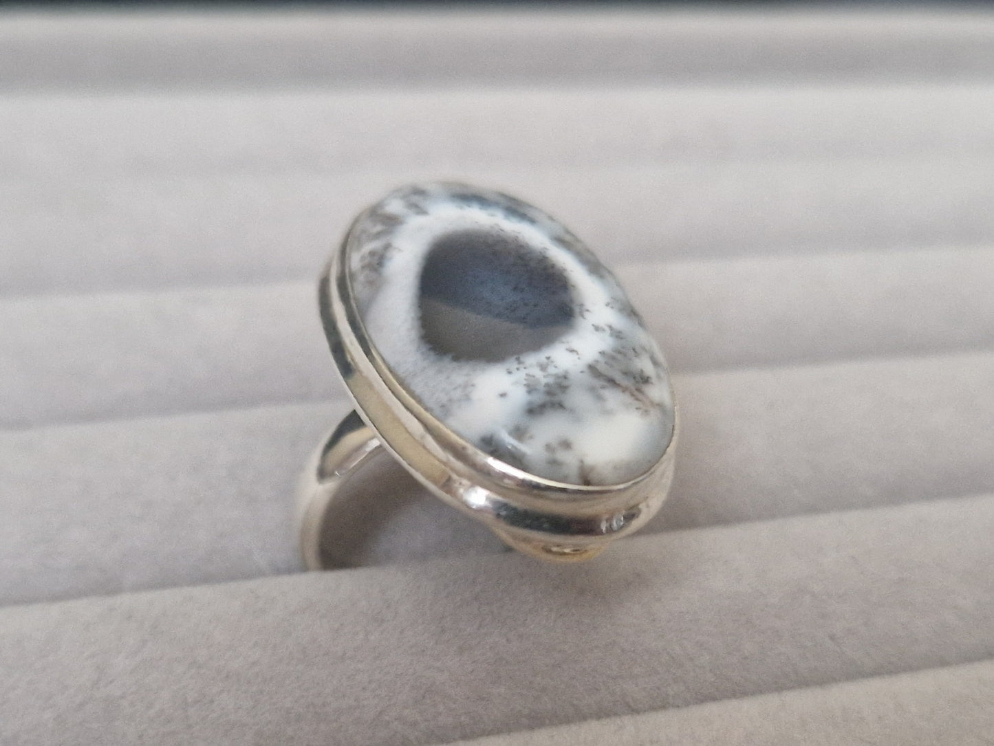 Sterling silver ring 925 with natural stone