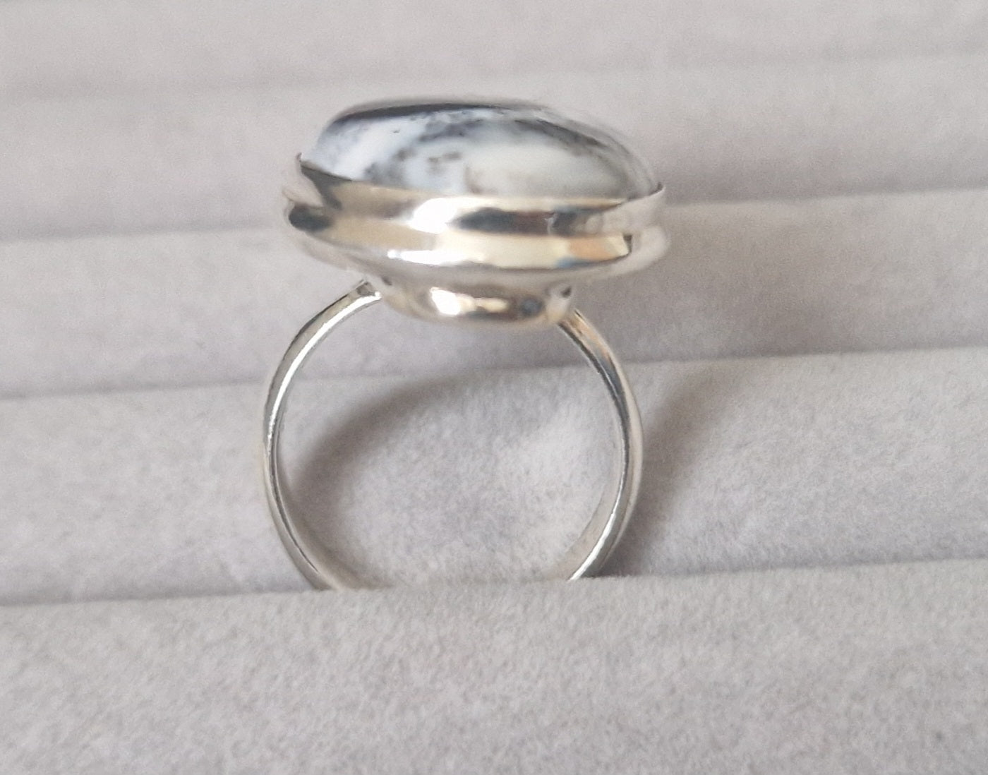 Sterling silver ring 925 with natural stone