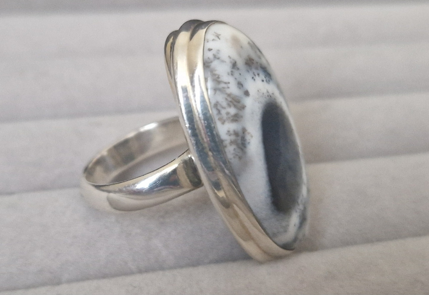 Sterling silver ring 925 with natural stone