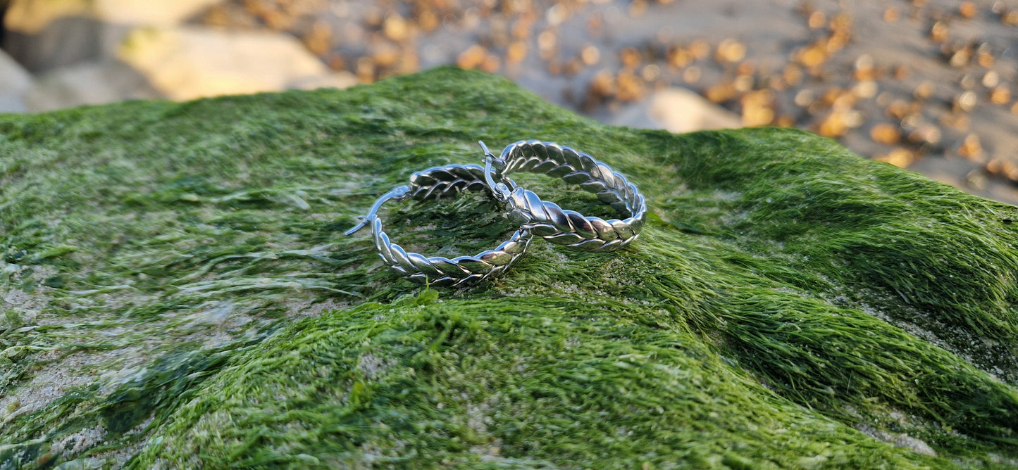 Beautiful stainless steel hoops