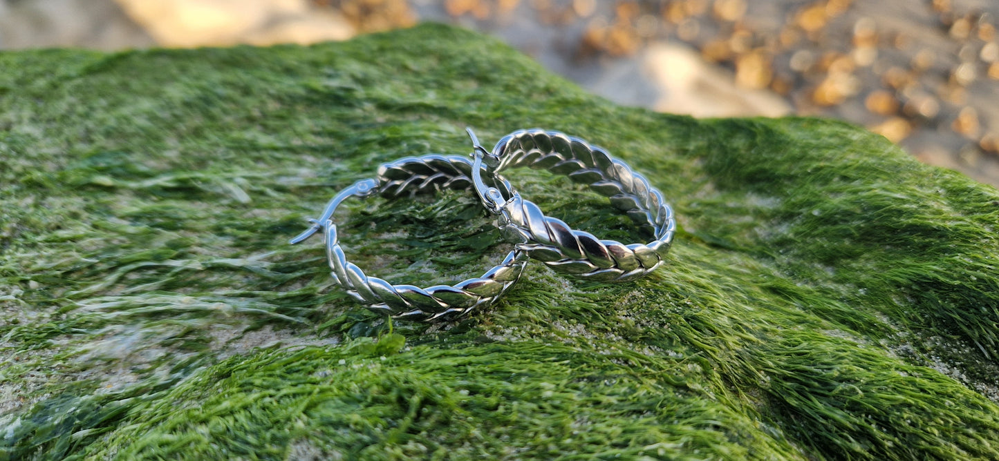 Beautiful stainless steel hoops